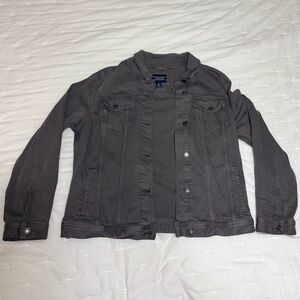 XL Land’s End Classic Jean Jacket With Stretch Dark Gray JPN Size XL